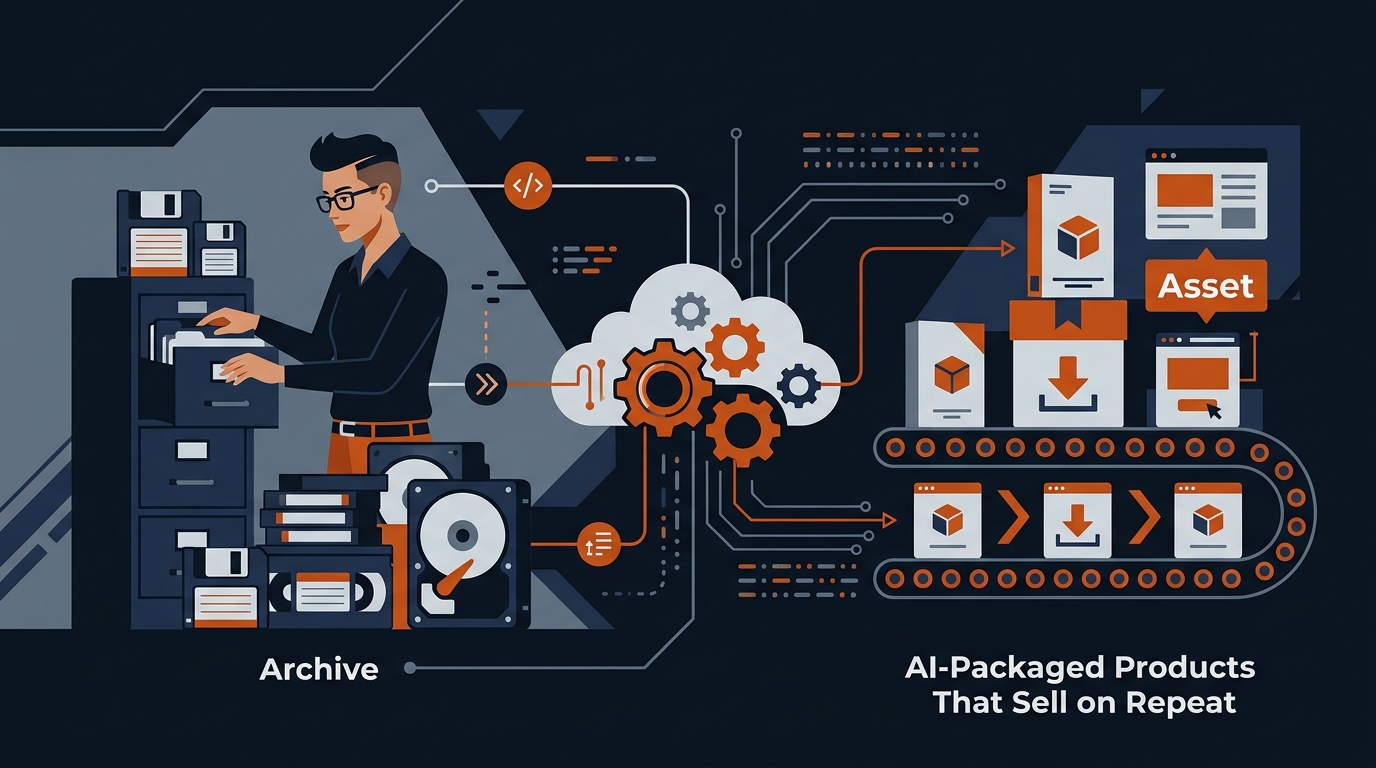 Archive to Asset: How GenX Can Turn Decades of Client Projects Into AI-Packaged Products That Sell on Repeat